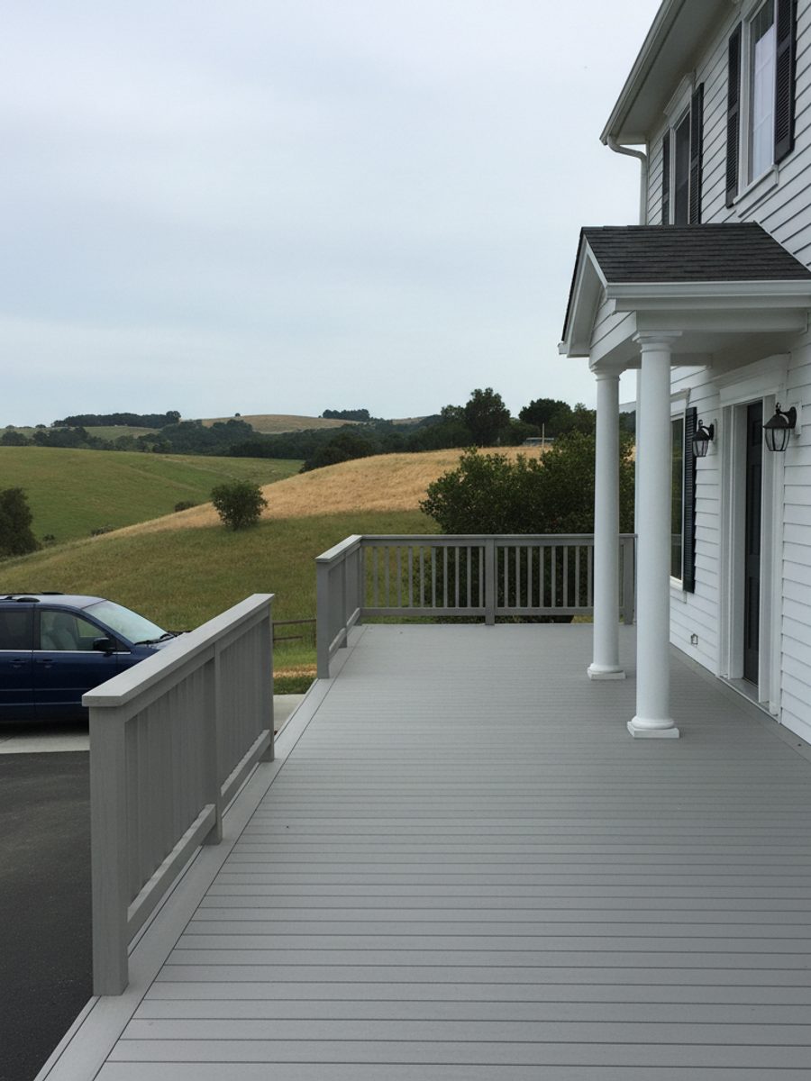 Alpha Deck Co crew working on a home