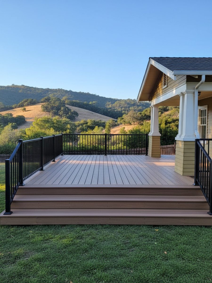 Deck Installation completed by Alpha Deck Co in Fair Oaks, CA