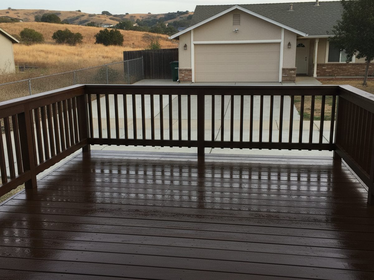 Deck Staining & Sealing completed by Alpha Deck Co in Placerville, CA